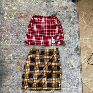 Two cute skirts.